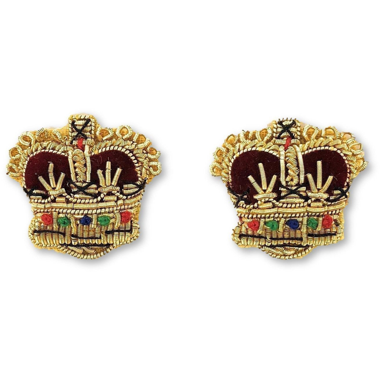 5/8" Gold Crown | Ammo & Company | Embroidered Badges