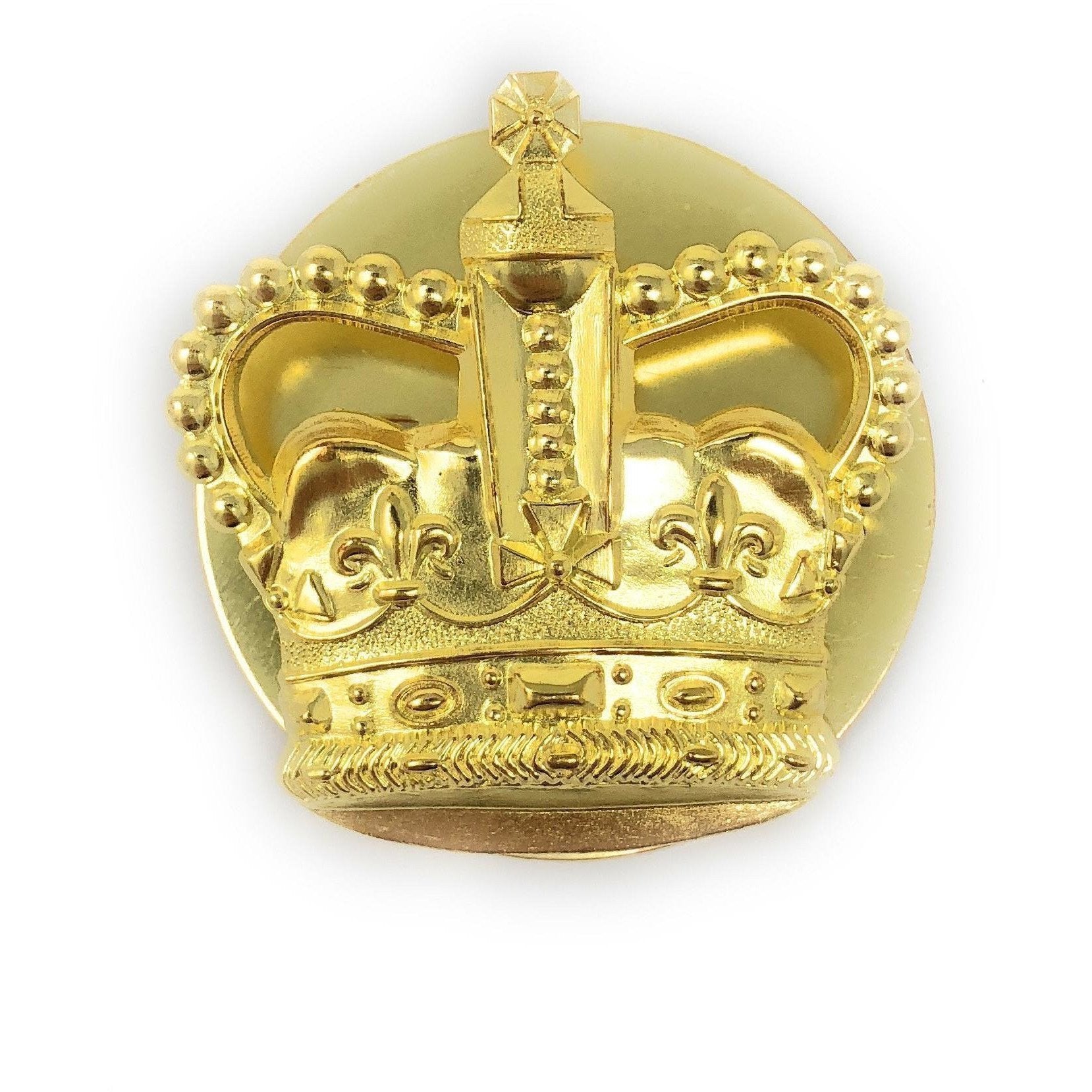 British Army WO2 Brass Crown | Ammo & Company | Metal Badges of Rank & Appointment