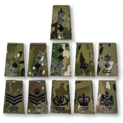 Adult Volunteer CCF Rank Slide in Multicam MTP | Ammo & Company | Embroidered Badges