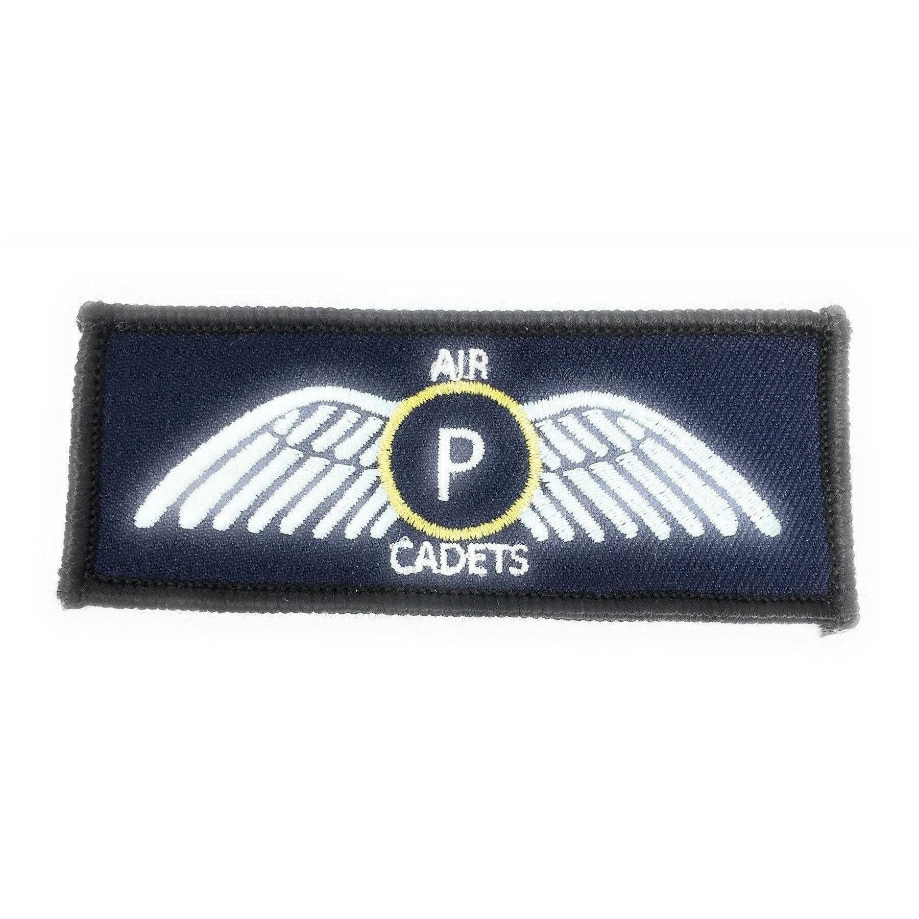 Air Cadets Pilot Scholarship ACPS - Gold Wings - Merrow Border - Paper Backing | Cadet Kit Shop |