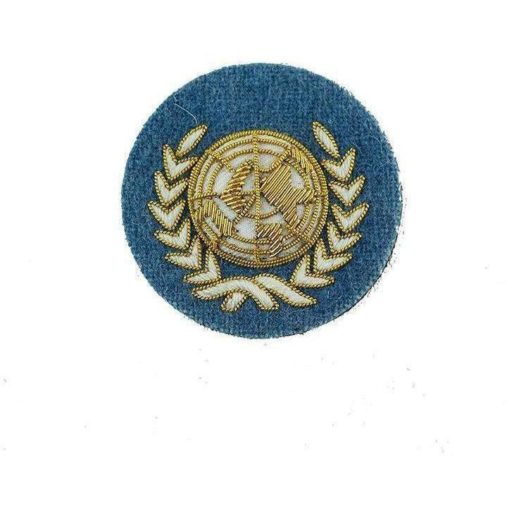 UN Officers’ Embroidered Beret Badge-Headdress Badges-Ammo & Company-Cadet Kit Shop