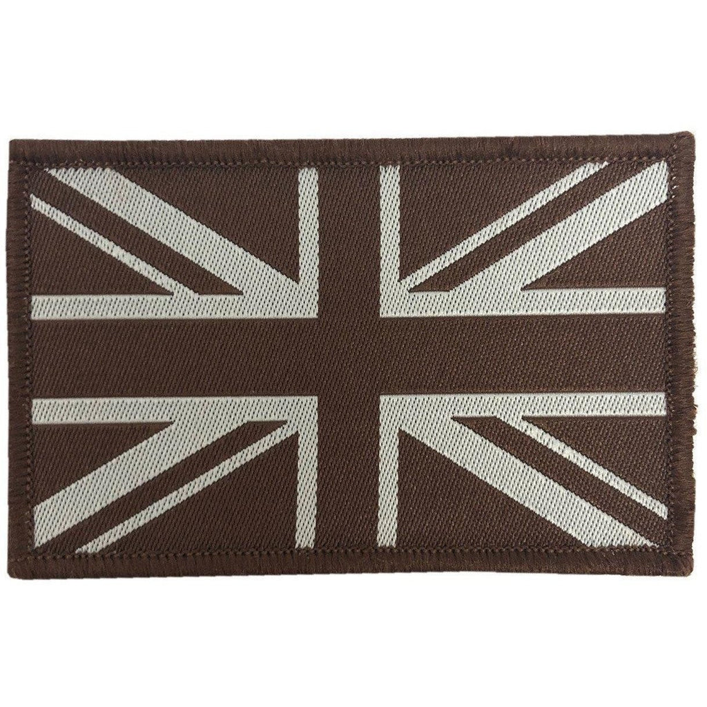 Embroidered Union Jack GB Patch - Desert Tan | Ammo & Company | 
