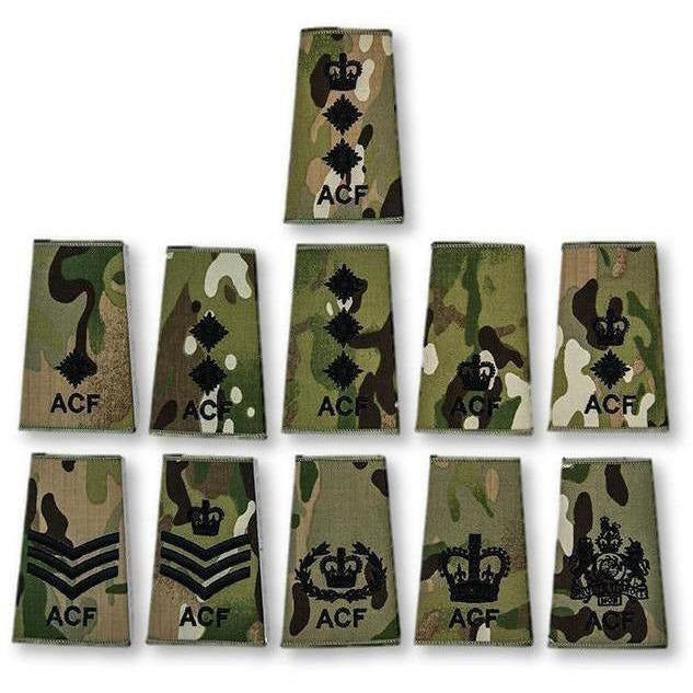 Rank slides - ACF – Cadet Kit Shop