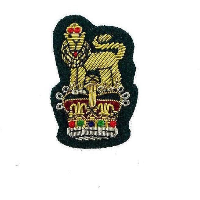 Staff Officers' Beret Badge-Headdress Badges-Ammo & Company-Commando Green Background-Cadet Kit Shop