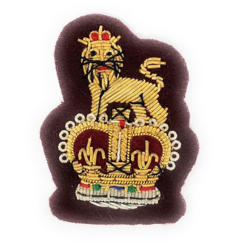 Staff Officers' Beret Badge-Headdress Badges-Ammo & Company-Commando Green Background-Cadet Kit Shop