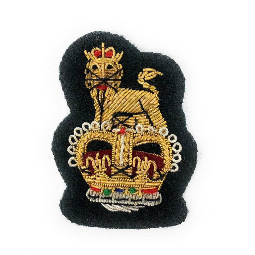Staff Officers' Beret Badge-Headdress Badges-Ammo & Company-Commando Green Background-Cadet Kit Shop