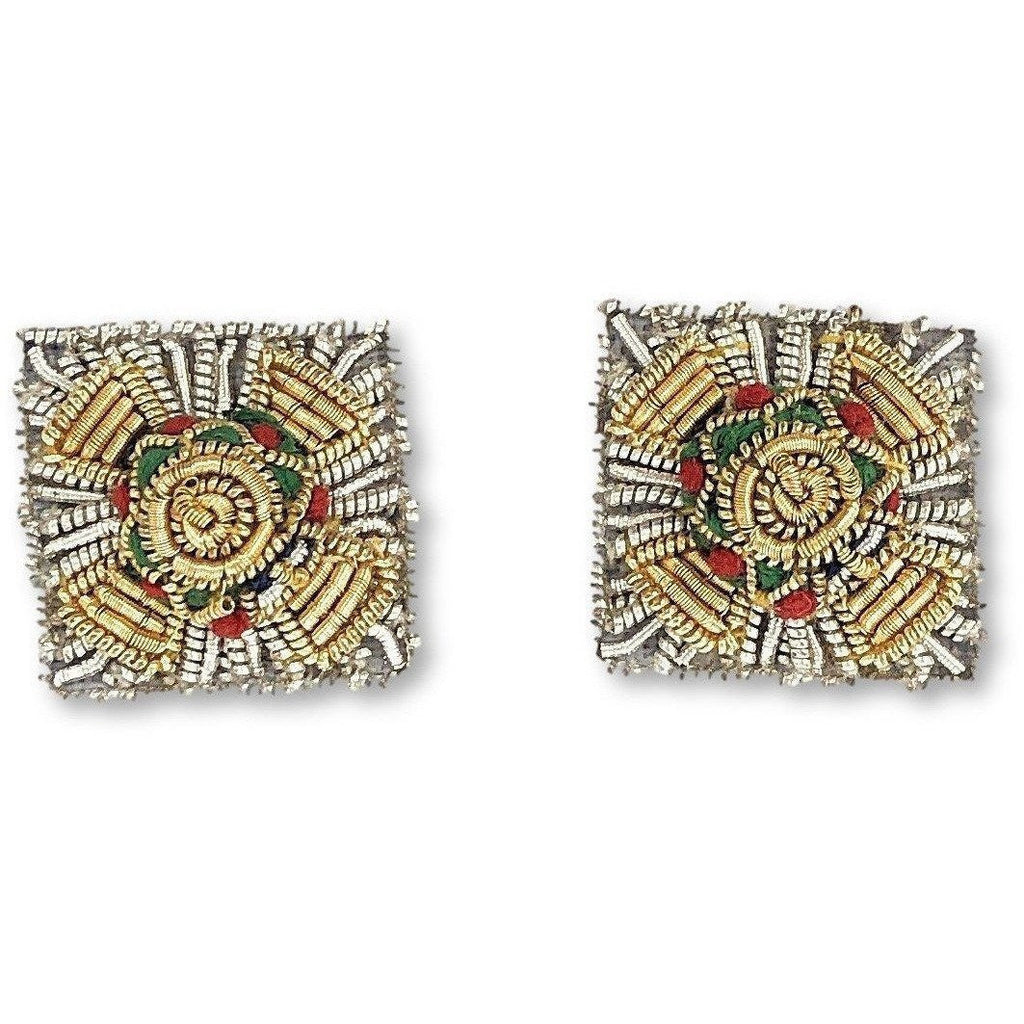 5/8" Silver Pips | Ammo & Company | Embroidered Badges