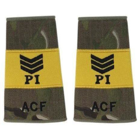 ACF Multicam MTP Probationary Instructor Sergeant Rank Slides | Ammo & Company | Embroidered Badges