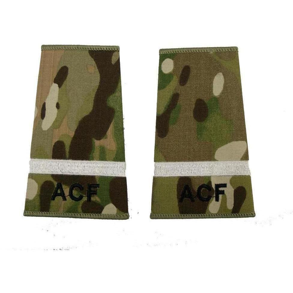 ACF Under Officer rank slide in Multicam MTP | Ammo & Company | Embroidered Badges