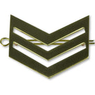 British Army Brass Chevron Sergeant | Ammo & Company | Metal Badges of Rank & Appointment