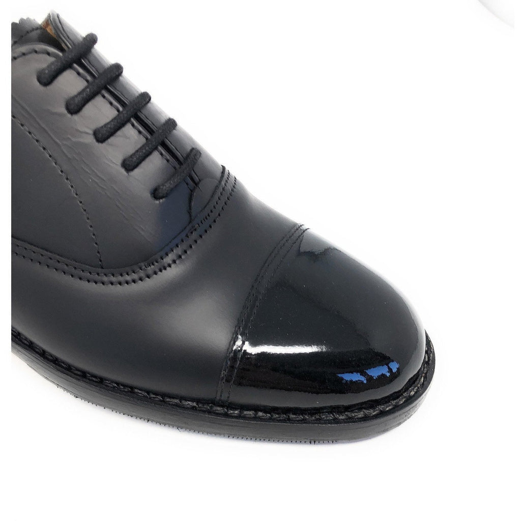 Oxford Shoe with Patent Toe Cap-Parade Footwear-Ammo & Company-6-Cadet Kit Shop