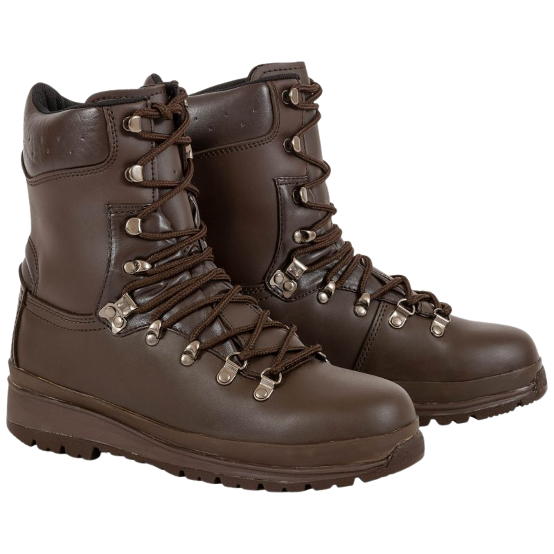 Highlander Brown Waterproof Leather Elite Boot Highlander Combat Boots Cadet Kit Shop