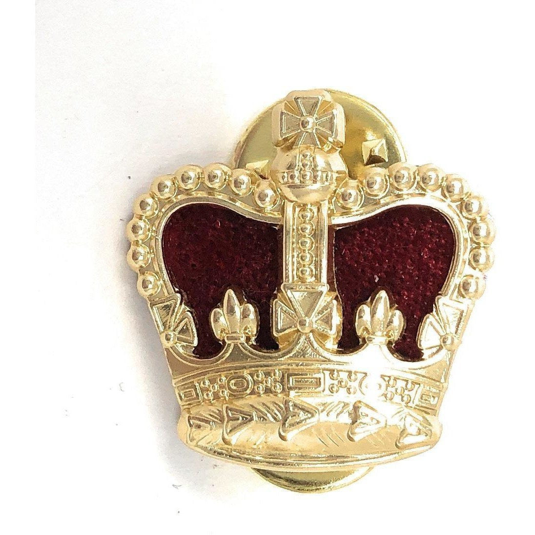 5/8" Crown with Velvet | Ammo & Company | Metal Badges of Rank & Appointment