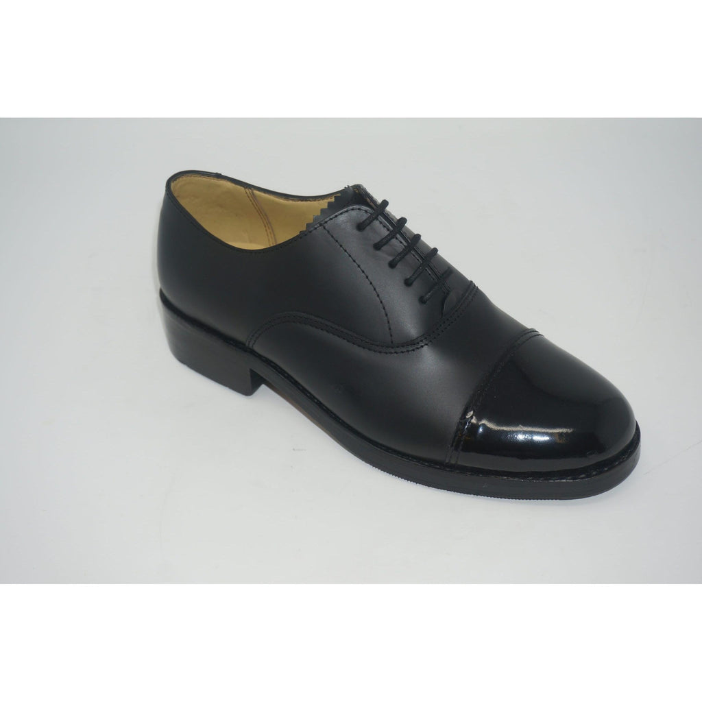 Oxford Shoe with Patent Toe Cap-Parade Footwear-Ammo & Company-6-Cadet Kit Shop