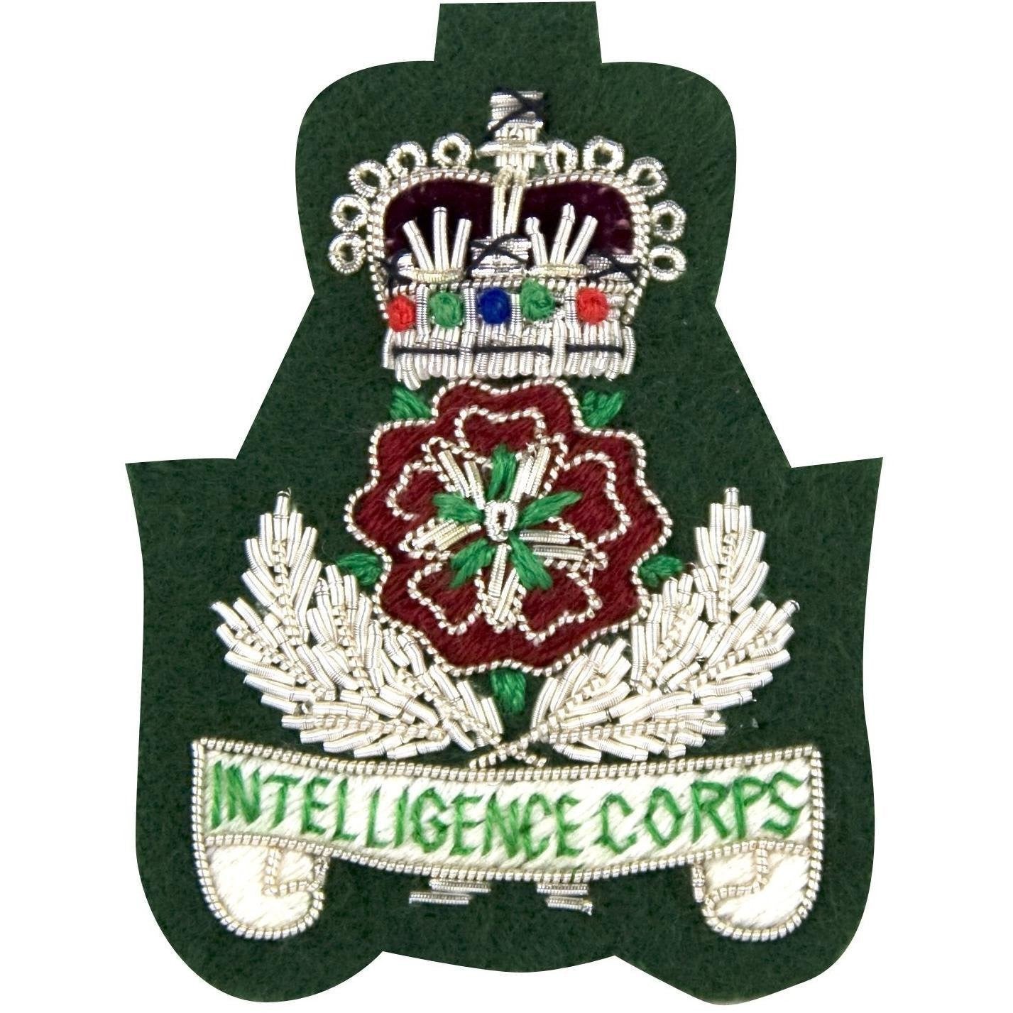 The Intelligence Corps Officers' Badge-Headdress Badges-Ammo & Company-Cadet Kit Shop