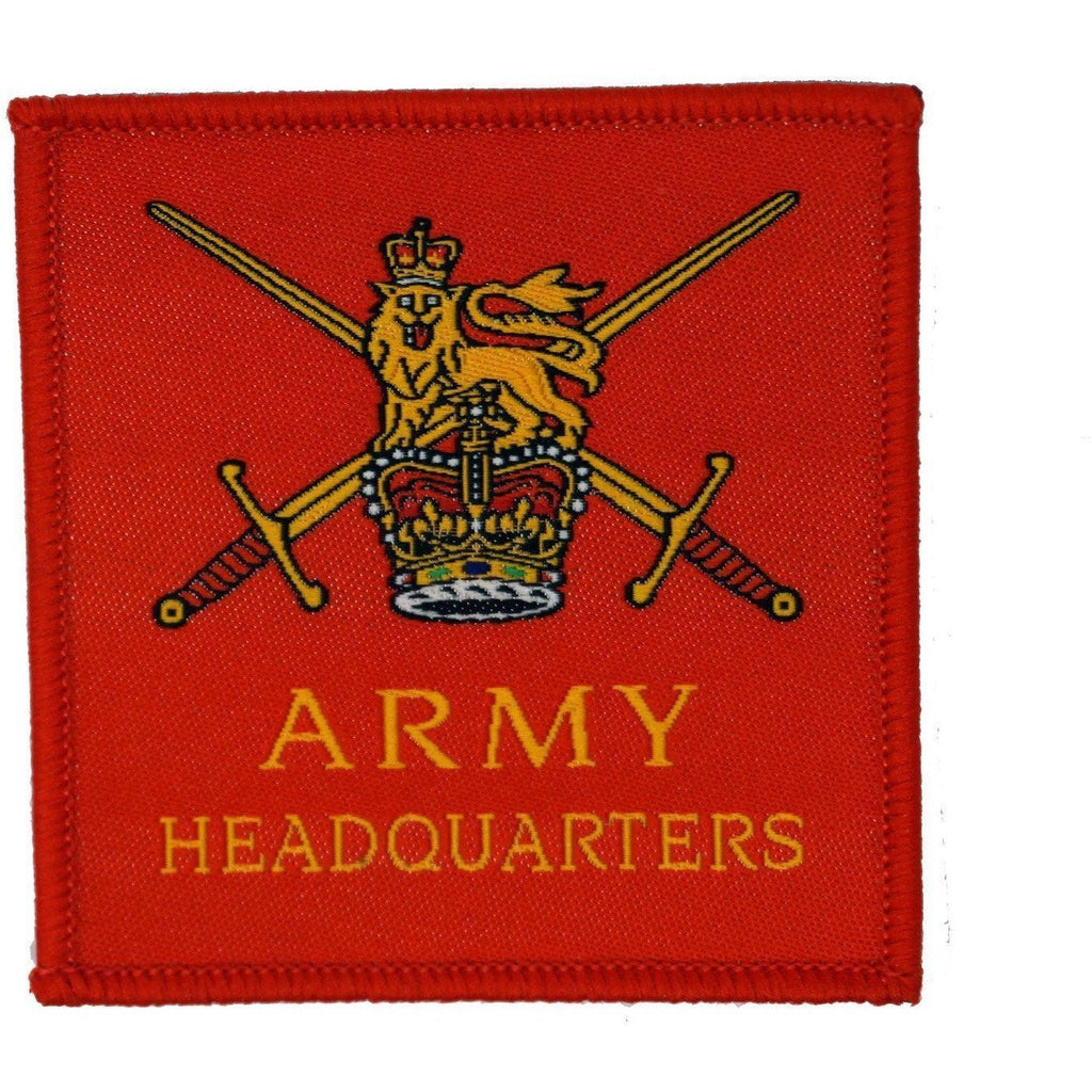 TRF - Army Headquarters Flash - 60 x 60mm [product_type] Ammo & Company - Military Direct