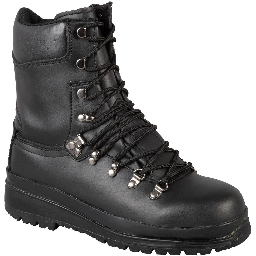 Highlander Forces Black Waterproof Leather Elite Boot | Highlander | Combat Boots