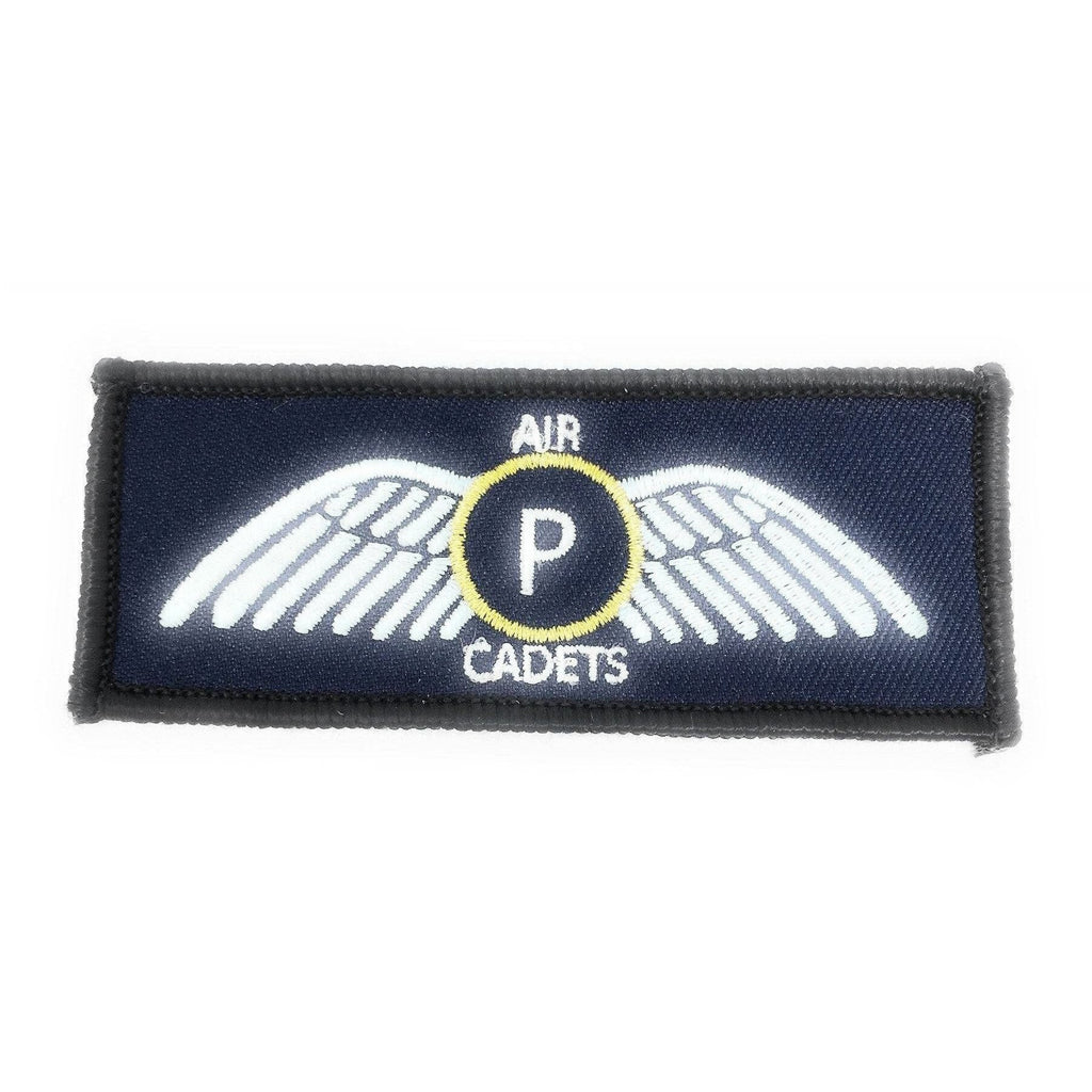 Air Cadets Pilot Scholarship ACPS - Gold Wings - Merrow Border - Paper Backing | Cadet Kit Shop | 
