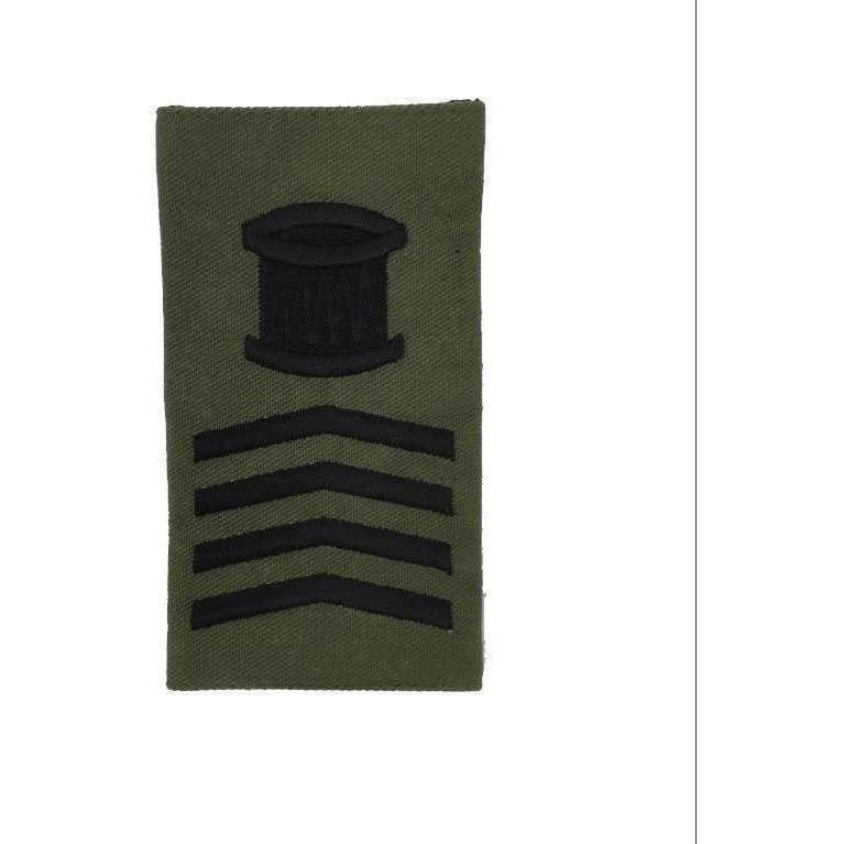 Royal Marines Olive Rank Slide-Embroidered Badges-Ammo & Company-WO2-Cadet Kit Shop