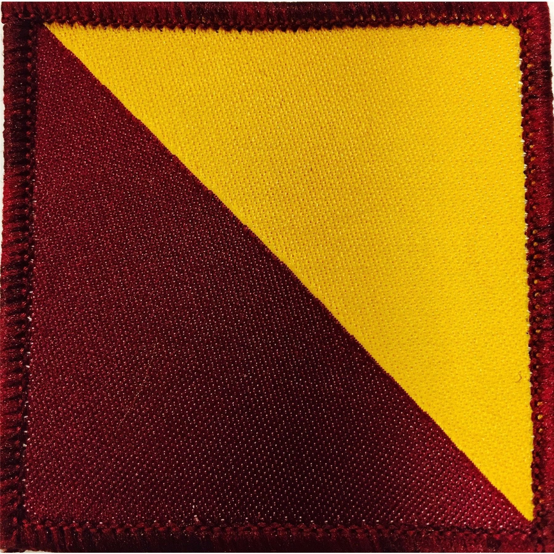 Helmet Patch - RRF Maroon/Primrose [product_type] Military.Direct - Military Direct