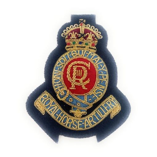 Picture of 3rd Royal Horse Artillery Beret Badge - Navy - Tudor Crown