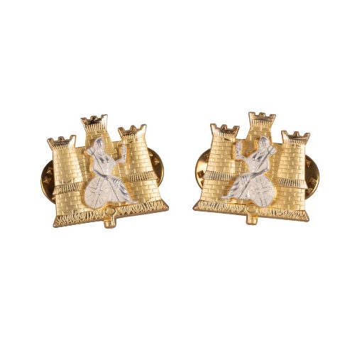 Picture of Royal Anglian Collar Badges - 1st Bn - Pair