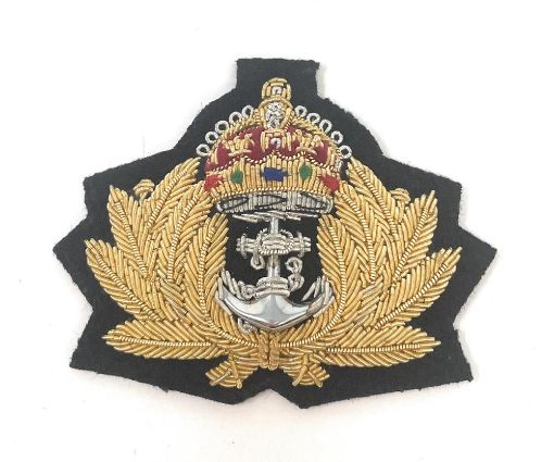 Picture of Beret Badge - Royal Navy Officers - Tudor Crown