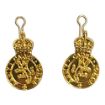 Picture of ACF No1 Dress - Collar Badges - Gilt Plate - Shank & Pin Fitting - Tudor Crown - Pair