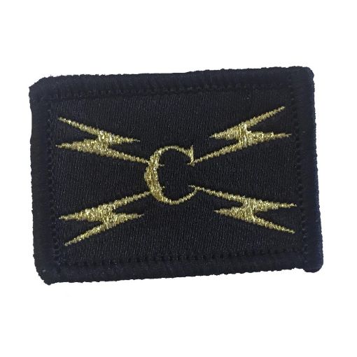 Picture of Air Cadets Cyber Specialist Badge - Specialist Gold Badge - Merrow Border - Paper Backing