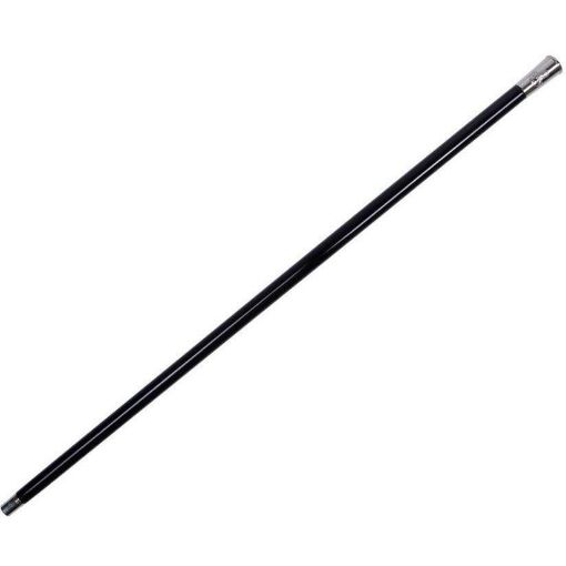 Picture of The Rifles RSM & Provost Cane - 36" Black Wood - Nickel Plated Thimble Cap - Tudor Crown