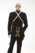Picture of White Gloss PVC Bass drum apron, nickle fittings