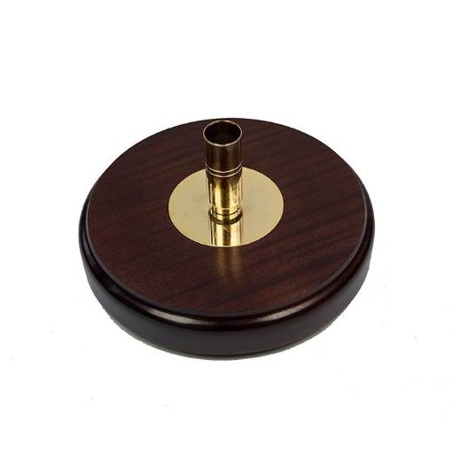 Picture of Banner Stand - Hardwood Base with Brass insert - 1 Pole configuration 