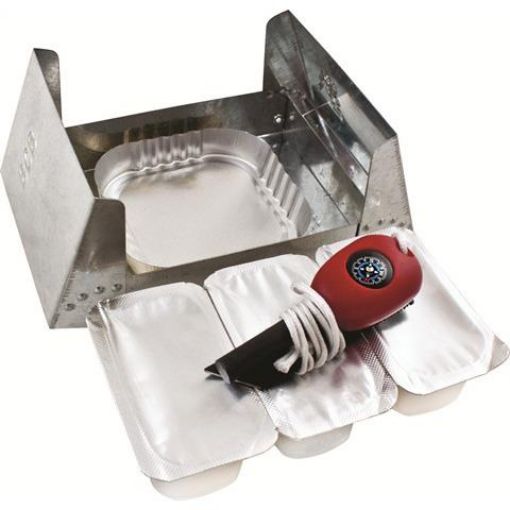 Picture of Lightweight Bushcraft Cooker, fuel & flint