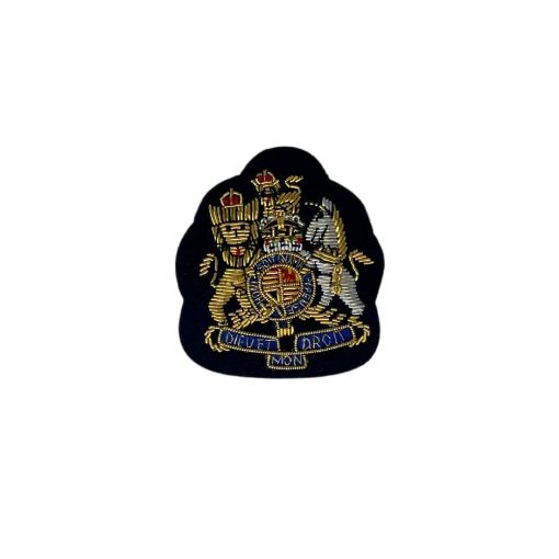 Picture of Mess Dress - Royal Coat of Arms - Warrant Officer Class 1 - Black Ground - Tudor Crown