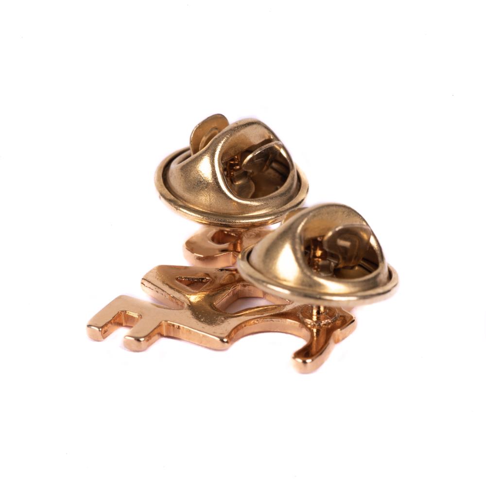 Letter RAFAC Pin Badges - Gold Plated - Spike & Clutch Fitting | Cadet ...
