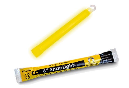 Picture of 12 Hour 6” SnapLight (15cm) Yellow lightstick (Cyalume® Branded)