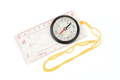 Picture of 1850 - Compass - Traditional Style with Baseplate & Lanyard