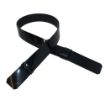 Picture of Parade Belt - Black PVC - + 4 loops - long.