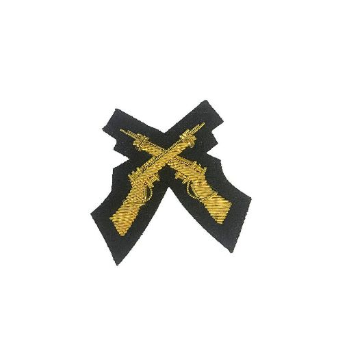 Picture of Mess Dress Qualification Badge - Skill-At-Arms - Gold on Navy