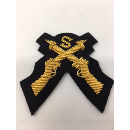 Picture of Mess Dress - Qualification Badge - Sniper (X Rifles & S) - Navy