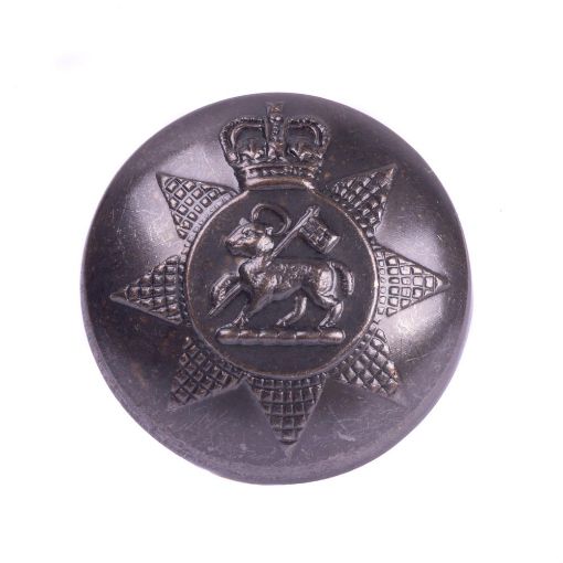 Picture of PWRR- Tunic Button (Queen's Regiment Pattern)  - Bronze- 30L