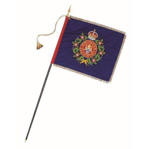 Picture of 42" x 36" CCF Contingent Banner (Regent) Fully Printed - 2 1/4 inch gold coloured silk fringe 