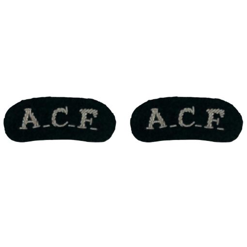 Picture of ACF Mess Dress Title - Silver on Rifle Green - Pairs