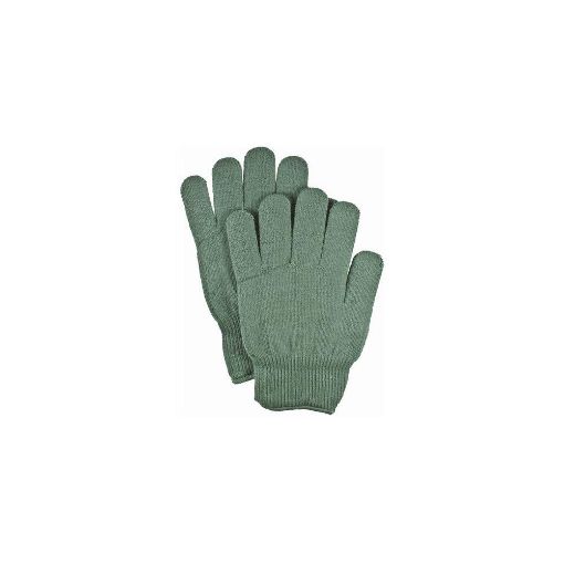 Picture of Olive Green Thermal Gloves  - Meraklon -One Size fits All.  