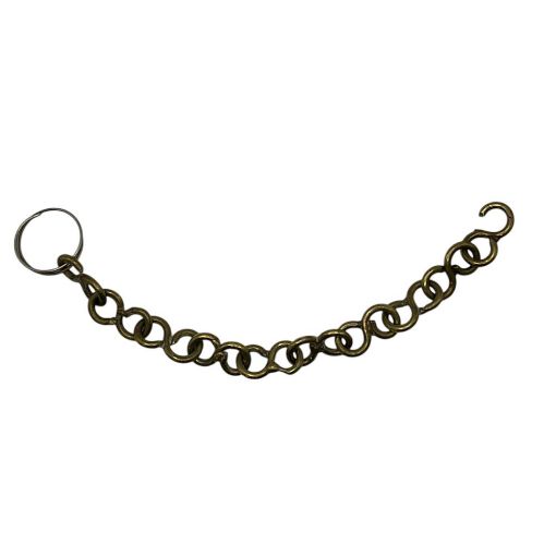 Picture of Bugle Chain & Link Soldered - approximately 17cm - Finished in Brass (single)