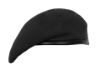 Picture of Beret Black - Blue Silk Lined - Size 55  