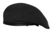 Picture of Beret Black - Blue Silk Lined - Size 55  