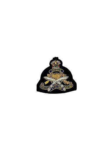 Picture of Officers Beret Badge KGA – Black Backing – Tudor Crown