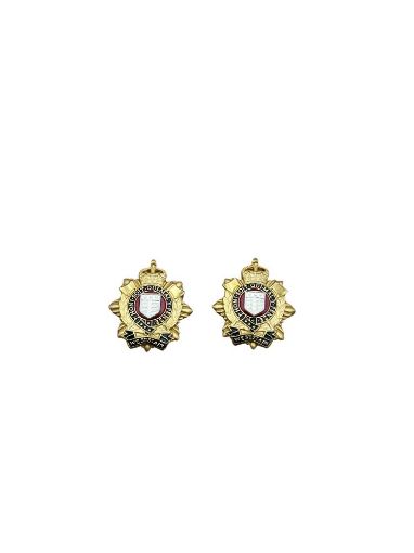 Picture of The Royal Logistic Corps Collar Badge - Officer - No1 & No2 Dress - Pair - Tudor Crown